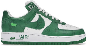 Louis Vuitton Nike Air Force 1 Low By Virgil Abloh White Green