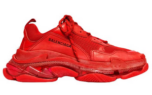 Balenciaga Triple S Red Clear Sole