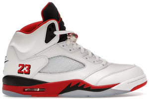 Jordan 5 Retro Fire Red Black Tongue (2025)