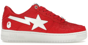 A Bathing Ape Bape Sta Low #3 Line Camo Red