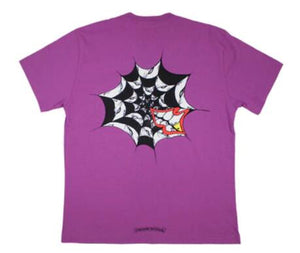 Chrome Hearts Matty Boy Spider Web T-shirt Purple