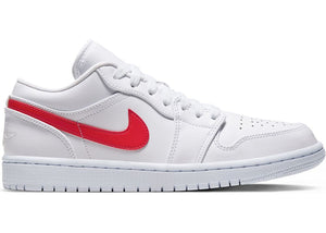 Air Jordan 1 Low White University Red (W)